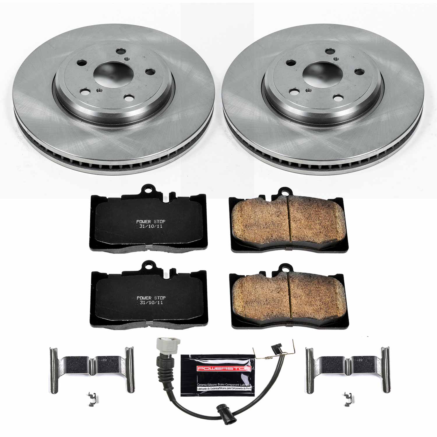 Power Stop KOE2327 Autospecialty 1-Click Daily Driver Front Brake Kit for 2001-2006 Lexus LS430 product image
