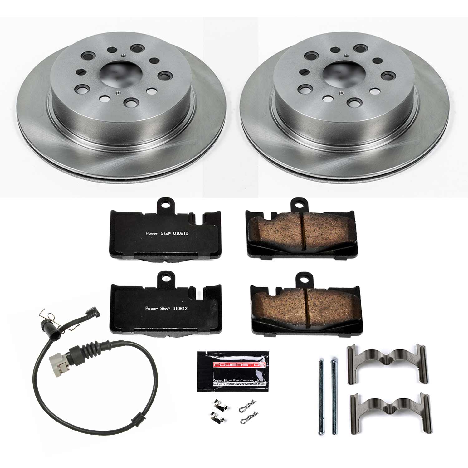 Power Stop KOE2329 Autospecialty 1-Click Daily Driver Rear Pad And Rotor Kit for 2001-2006 Lexus LS430 product image