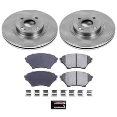 Power Stop KOE2353 Autospecialty - 1-Click Daily Driver Brake Kits (Front) for 2001-2005 Mazda Miata / MX-5 product image