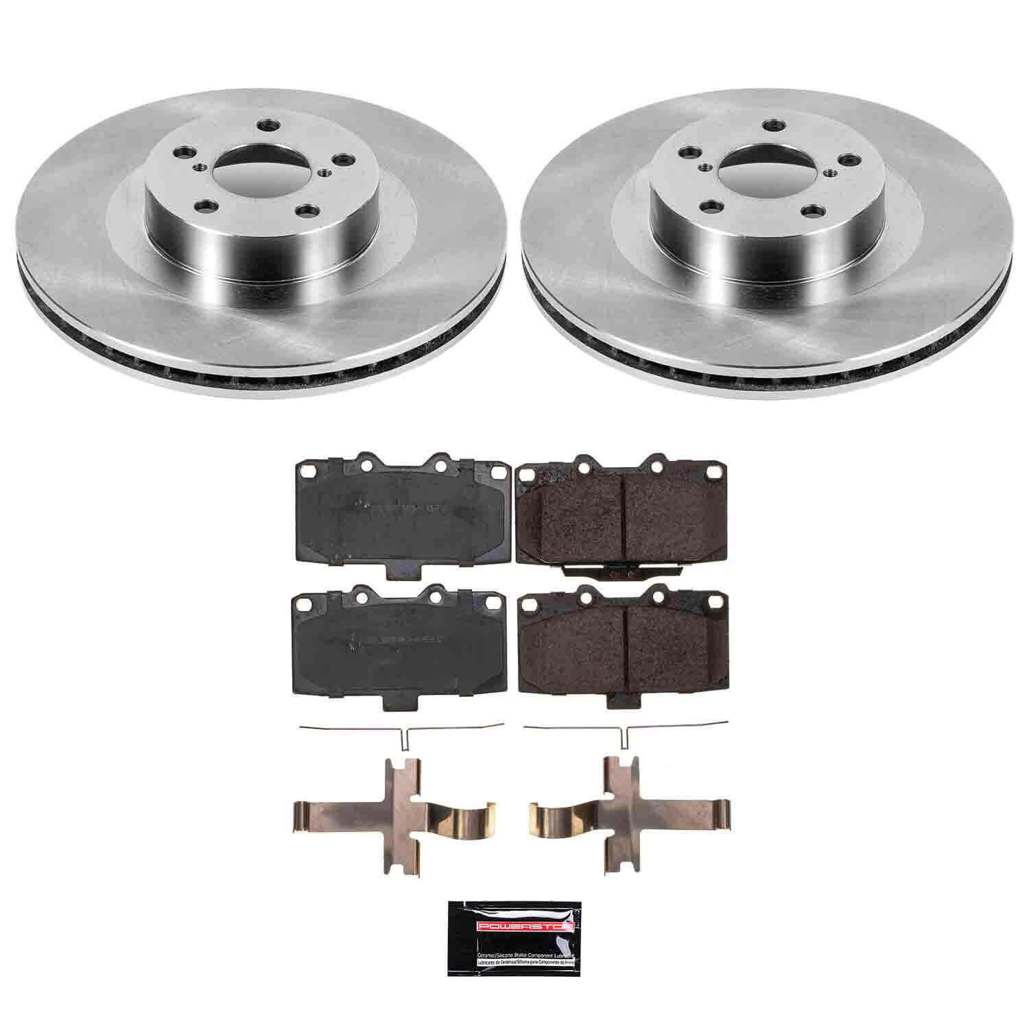 Power Stop KOE2367 Autospecialty - 1-Click Daily Driver Brake Kits (Front) for 2006-2007 Subaru Impreza product image