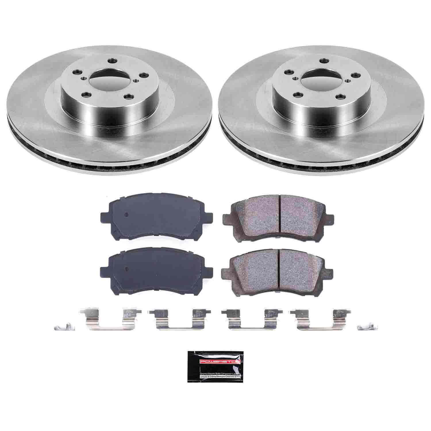 Power Stop KOE2369 Autospecialty - 1-Click Daily Driver Brake Kits (Front) for 2001-2003 Subaru Impreza product image