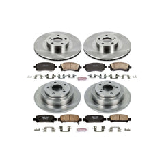 Power Stop KOE2371 Autospecialty - 1-Click Daily Driver Brake Kits (Front And Rear) for 2002-2003 Subaru Impreza product image