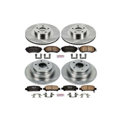 Power Stop KOE2377 Autospecialty - 1-Click Daily Driver Brake Kits (Front And Rear) for 2003 Subaru Forester product image