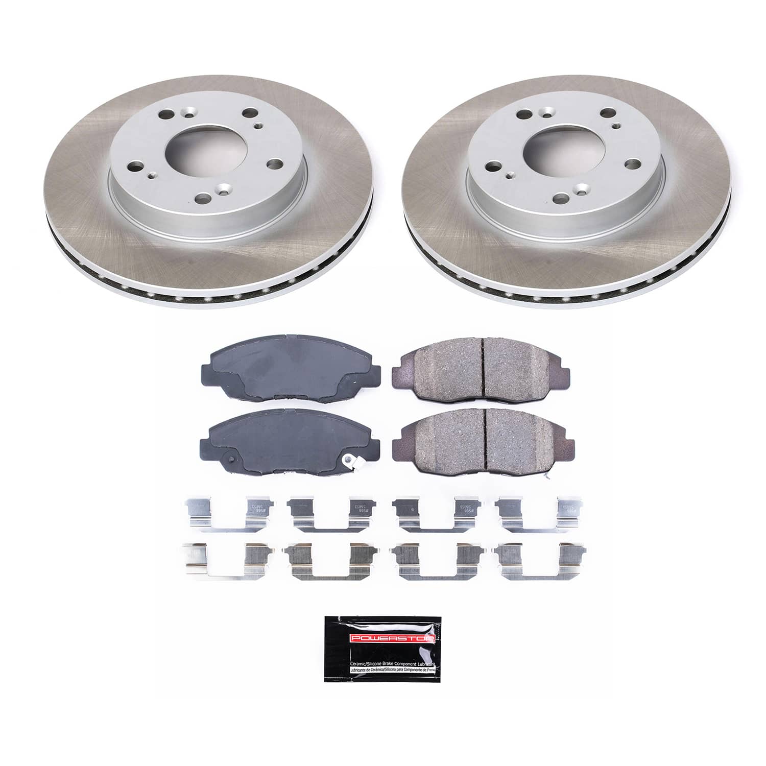 Power Stop KOE2384 Autospecialty - 1-Click Daily Driver Brake Kits (Front) for 2006-2011 Honda Civic product image