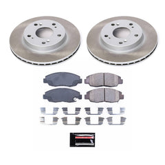 Power Stop KOE2384 Autospecialty - 1-Click Daily Driver Brake Kits (Front) for 2006-2011 Honda Civic product image