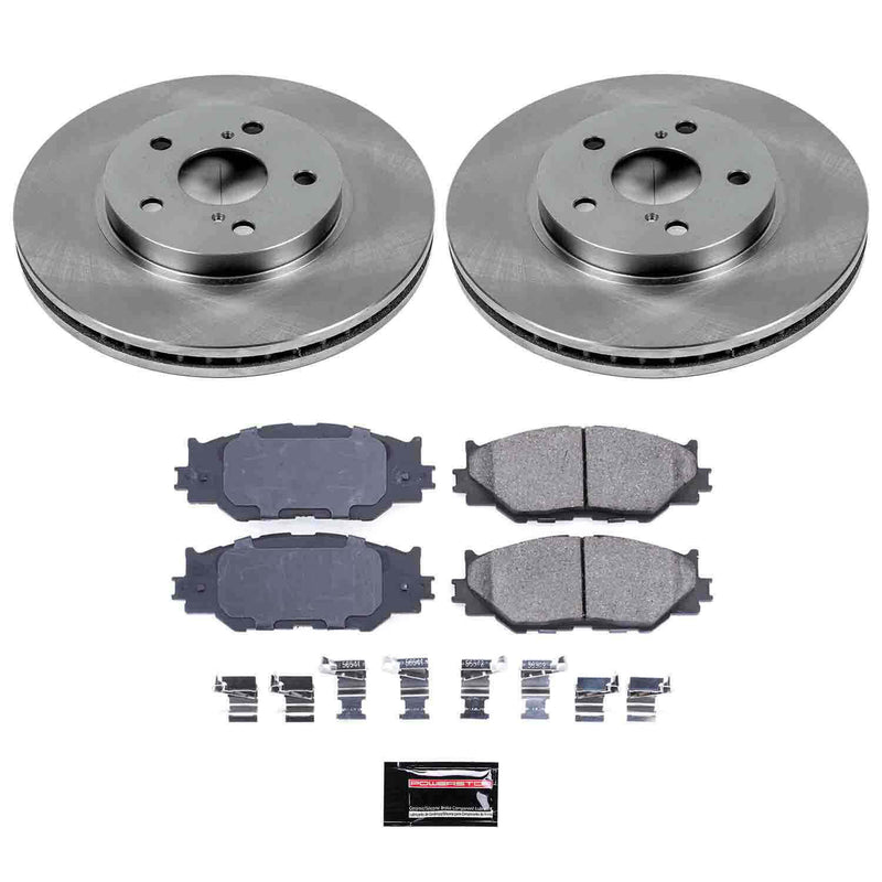 Power Stop KOE2406 Autospecialty - 1-Click Daily Driver Brake Kits (Front) for 2006-2015 Lexus IS250 product image