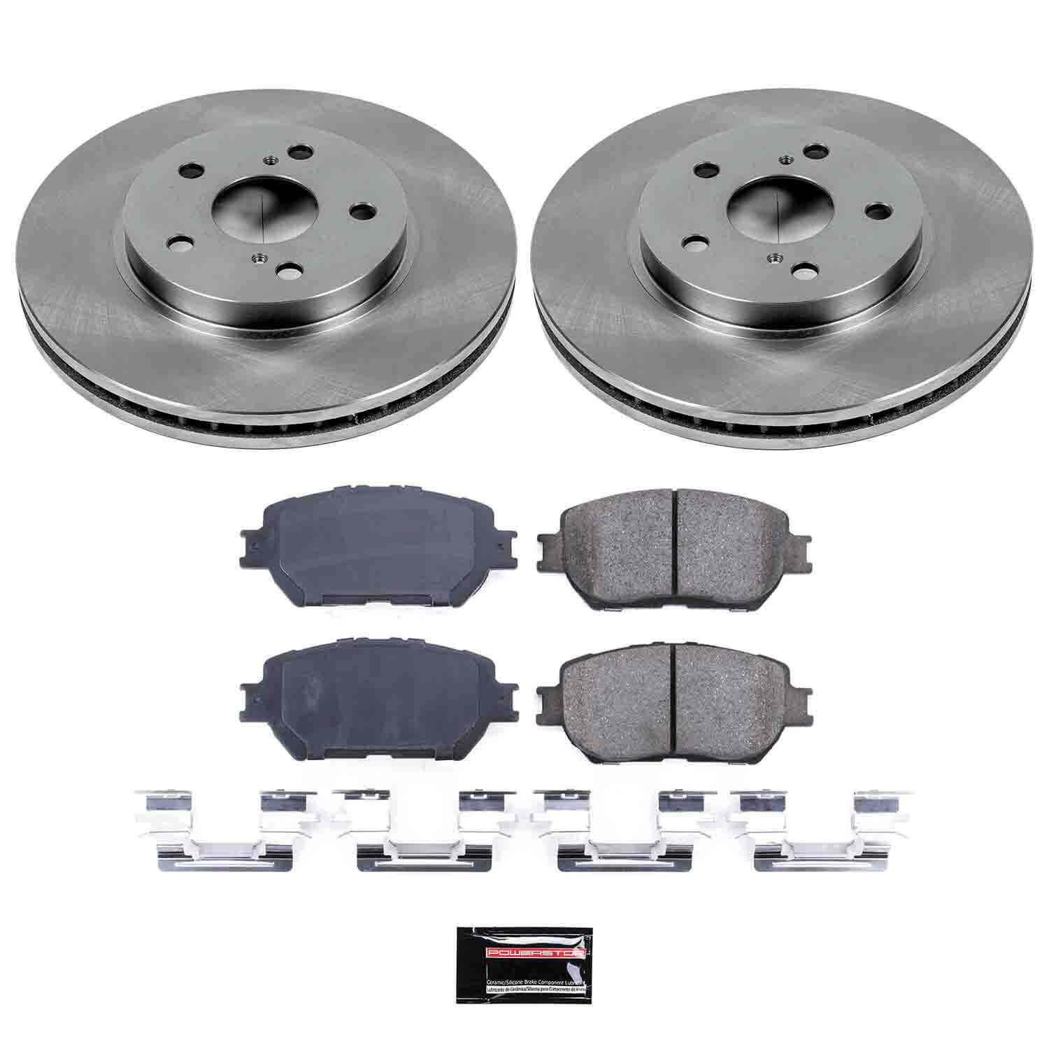 Power Stop KOE2414 Autospecialty - 1-Click Daily Driver Brake Kits (Front) for 2002-2004 Toyota Camry product image
