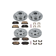 Power Stop KOE2416 Autospecialty - 1-Click Daily Driver Brake Kits (Front And Rear) for 2002-2004 Toyota Camry product image