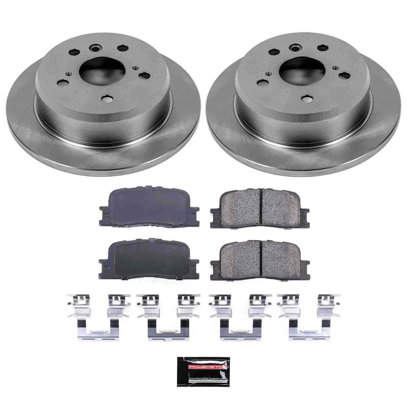 Power Stop KOE2418 Autospecialty - 1-Click Daily Driver Brake Kits (Rear) for 2002-2006 Lexus ES300 product image
