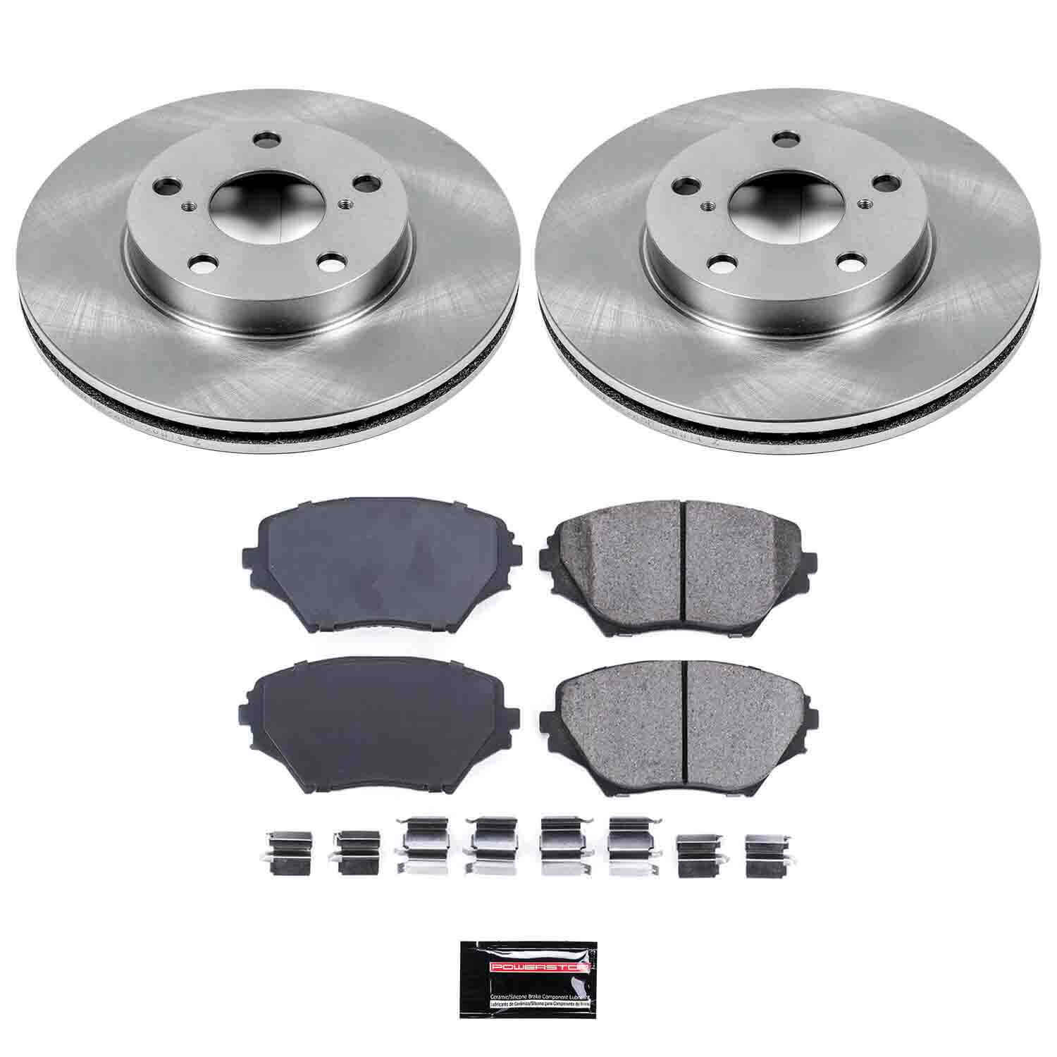 Power Stop KOE2419 Autospecialty - 1-Click Daily Driver Brake Kits (Front) for 2001-2005 Toyota RAV4 product image