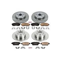 Power Stop KOE242 Autospecialty - 1-Click Daily Driver Brake Kits (Front And Rear) for 2010-2013 Nissan Altima product image