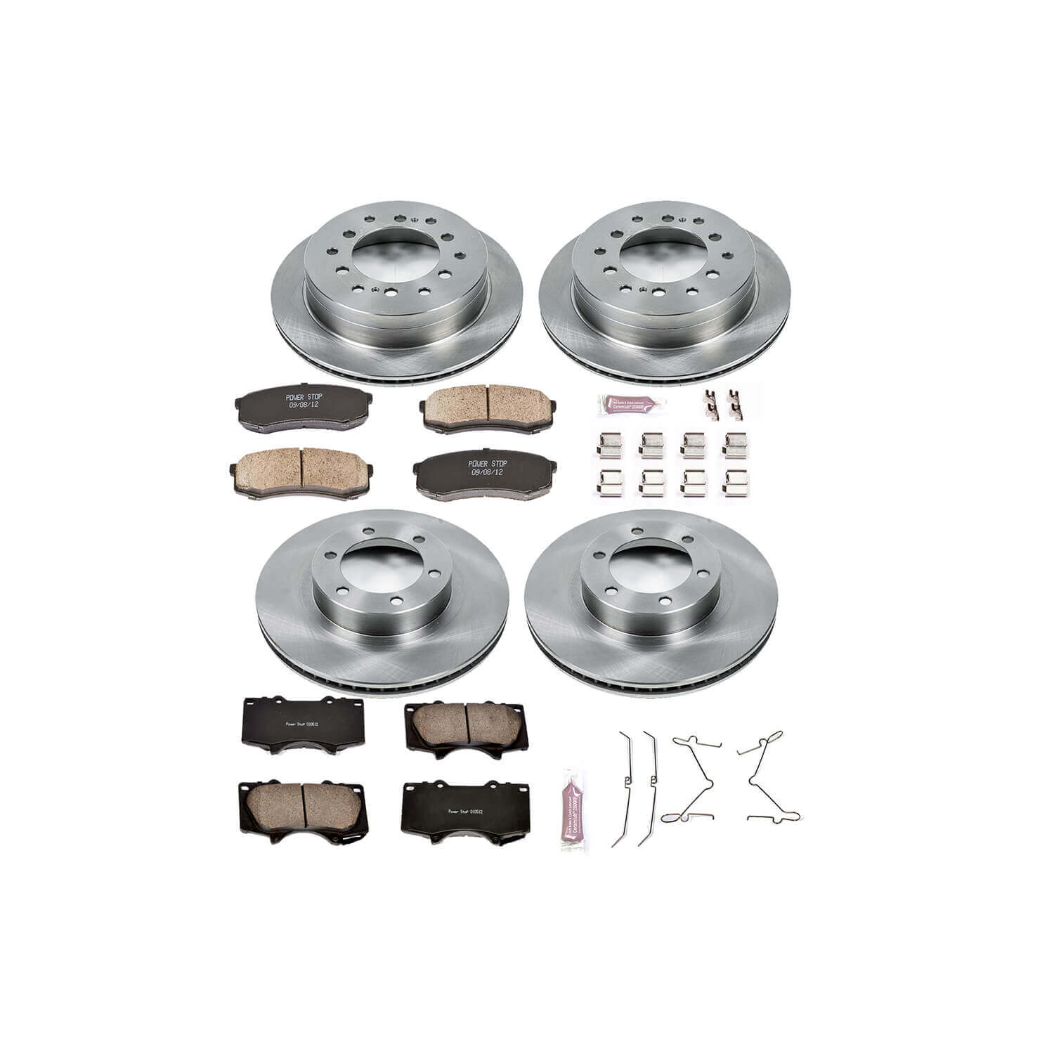 Power Stop KOE2422 Autospecialty - 1-Click Daily Driver Brake Kits (Front And Rear) for 2003-2009 Lexus GX470 product image
