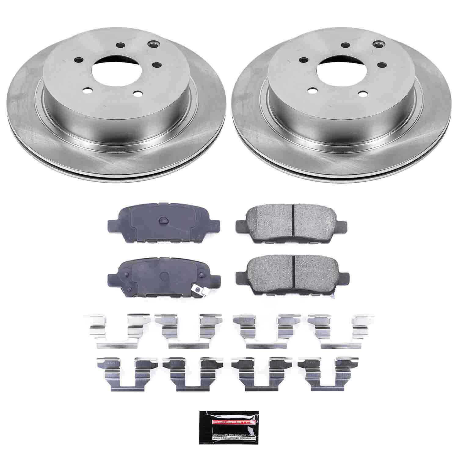 Power Stop KOE2427 Autospecialty - 1-Click Daily Driver Brake Kits (Rear) for 2003-2024 Infiniti FX35 product image