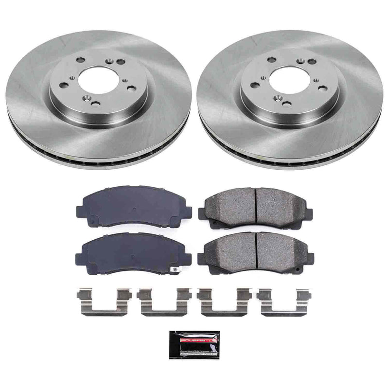Power Stop KOE2429 Autospecialty - 1-Click Daily Driver Brake Kits (Front) for 2006-2011 Honda Ridgeline product image