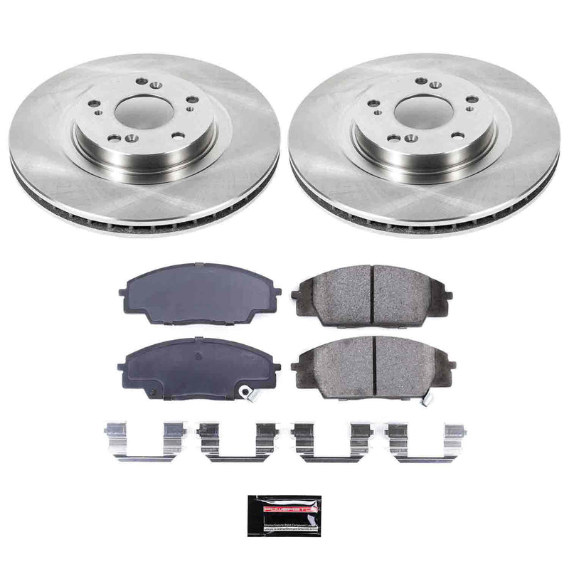 Power Stop KOE2439 Autospecialty - 1-Click Daily Driver Brake Kits (Front) for 2002-2011 Acura Rsx product image