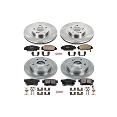 Power Stop KOE2441 Autospecialty - 1-Click Daily Driver Brake Kits (Front And Rear) for 2002-2006 Acura Rsx product image