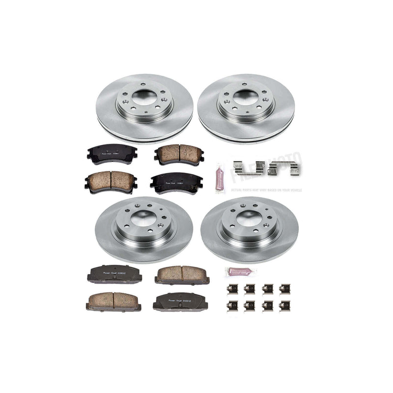Power Stop KOE2449 Autospecialty - 1-Click Daily Driver Brake Kits (Front And Rear) for 2003-2005 Mazda 6 product image