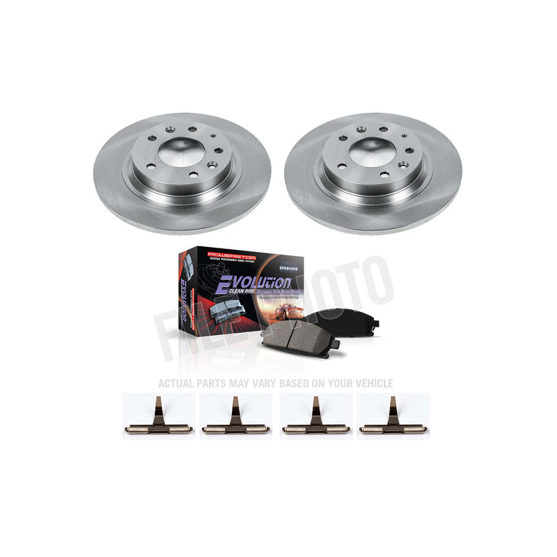 Power Stop KOE2453 Autospecialty - 1-Click Daily Driver Brake Kits (Rear) for 1998-2002 Mazda 626 product image