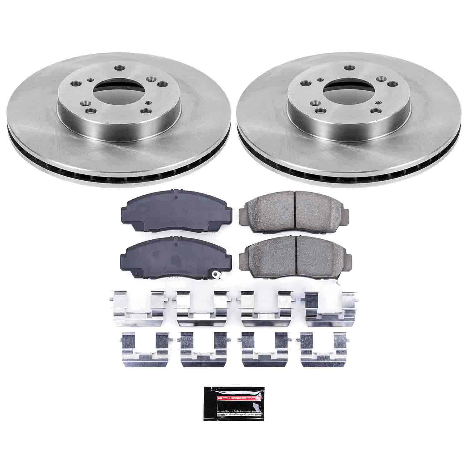 Power Stop KOE2558 Autospecialty - 1-Click Daily Driver Brake Kits (Front) for 2003-2007 Honda Accord product image
