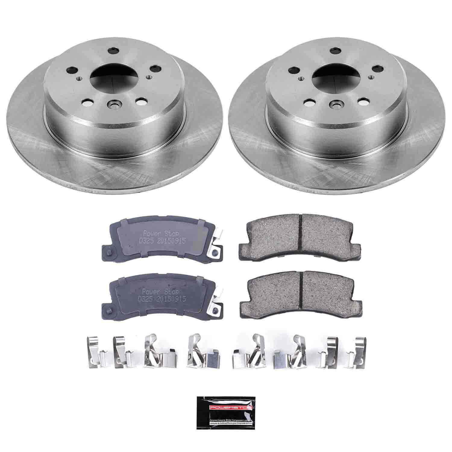 Power Stop KOE2564 Autospecialty - 1-Click Daily Driver Brake Kits (Rear) for 1992-2003 Lexus ES300 product image