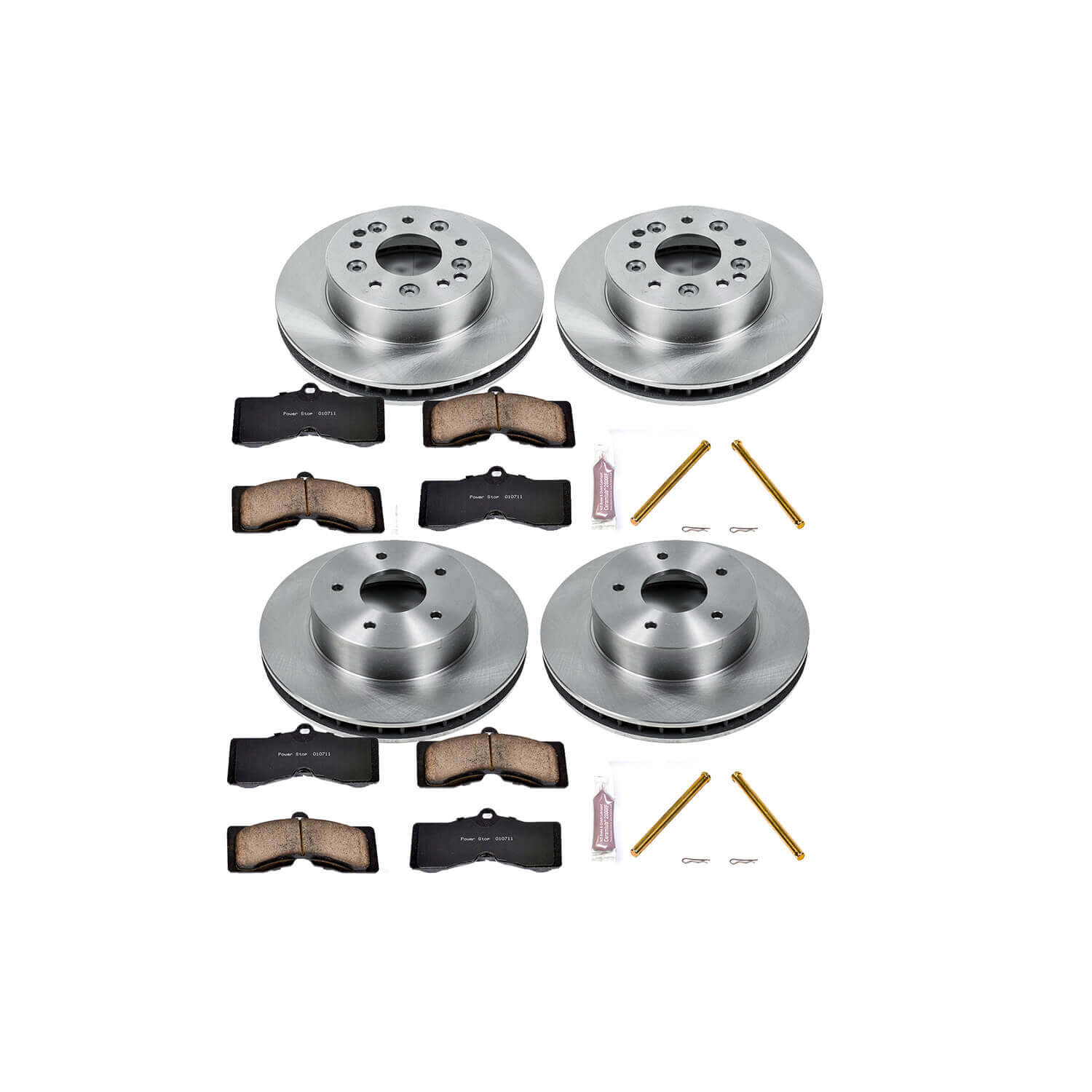Power Stop KOE2597 Autospecialty - 1-Click Daily Driver Brake Kits (Front And Rear) for 1965-1982 Chevrolet Corvette product image
