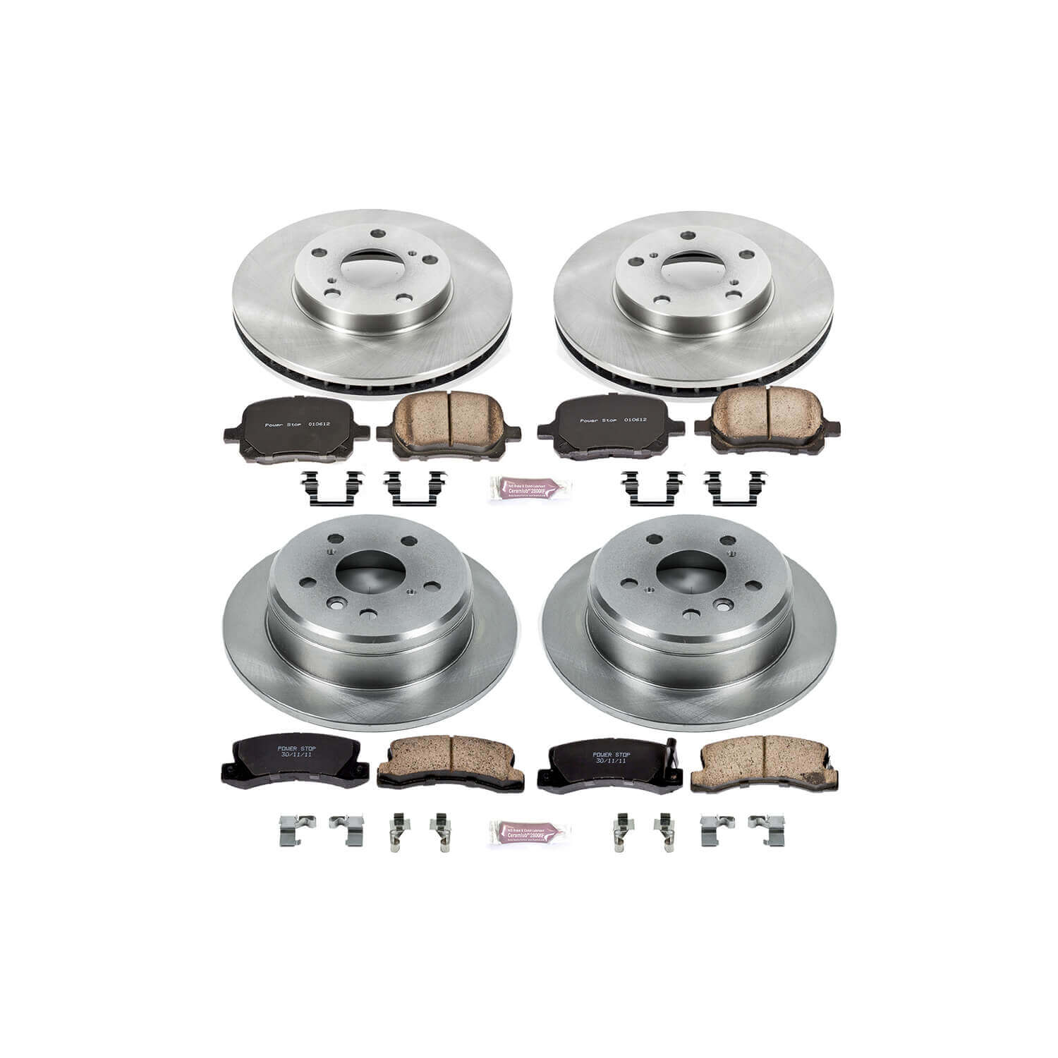 Power Stop KOE2713 Autospecialty - 1-Click Daily Driver Brake Kits (Front And Rear) for 1997-1999 Lexus ES300 product image