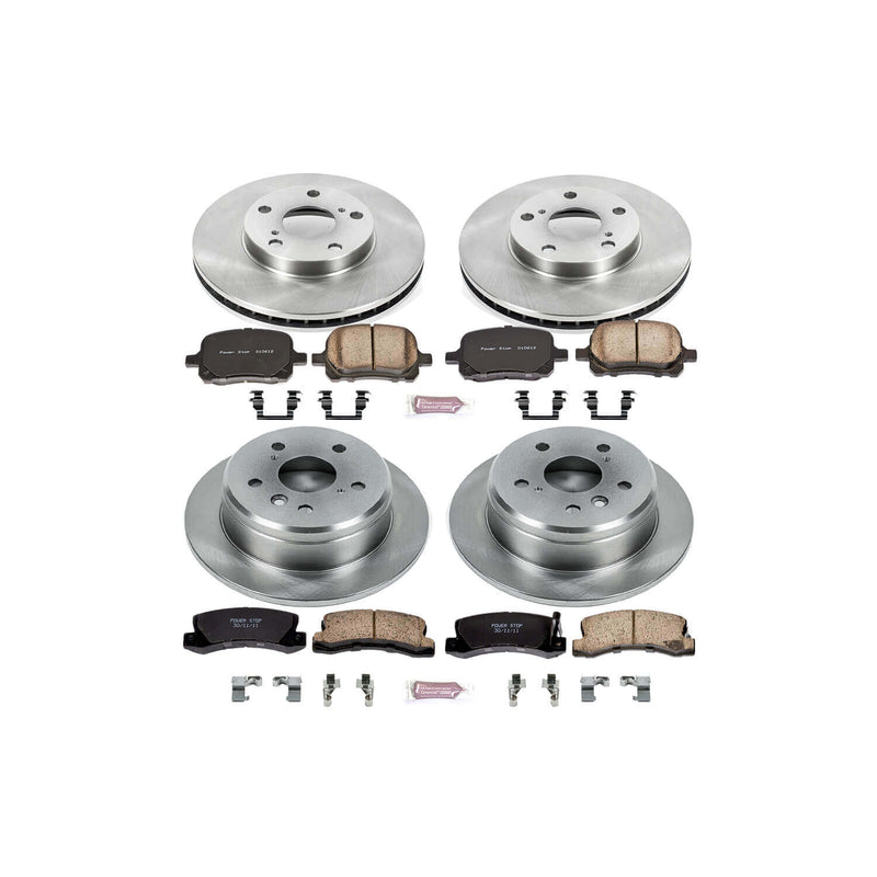 Power Stop KOE2713 Autospecialty - 1-Click Daily Driver Brake Kits (Front And Rear) for 1997-1999 Lexus ES300 product image