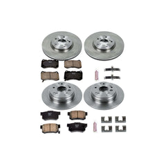 Power Stop KOE2718 Autospecialty - 1-Click Daily Driver Brake Kits (Front And Rear) for 2004-2008 Acura Tl product image