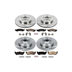 Power Stop KOE2721 Autospecialty - 1-Click Daily Driver Brake Kits (Front And Rear) for 2006 Mercury Mountaineer product image