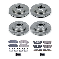 Power Stop KOE2722 Autospecialty - 1-Click Daily Driver Brake Kits (Front And Rear) for 2002-2005 Ford Explorer product image