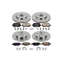 Power Stop KOE2731 Autospecialty - 1-Click Daily Driver Brake Kits (Front And Rear) for 2007-2012 Chevrolet Cobalt product image