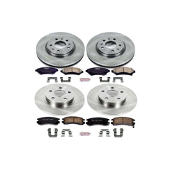 Power Stop KOE2733 Autospecialty - 1-Click Daily Driver Brake Kits (Front And Rear) for 2003-2004 Cadillac Seville product image