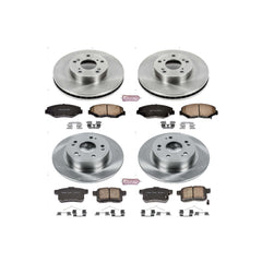 Power Stop KOE2744 Autospecialty - 1-Click Daily Driver Brake Kits (Front And Rear) for 2008-2010 Honda Accord product image