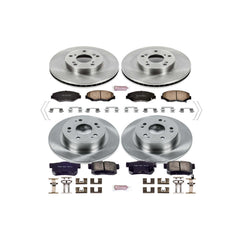 Power Stop KOE2745 Autospecialty - 1-Click Daily Driver Brake Kits (Front And Rear) for 2005 Honda Accord product image