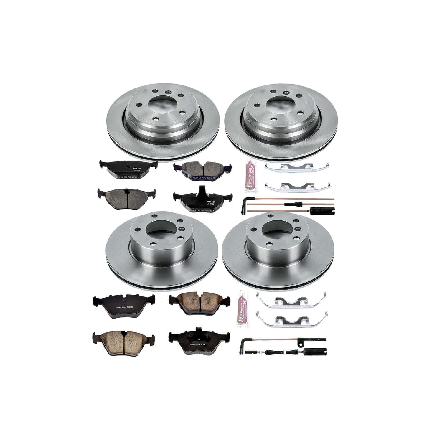 Power Stop KOE2746 Autospecialty - 1-Click Daily Driver Brake Kits (Front And Rear) for 1997-2003 BMW 525I product image