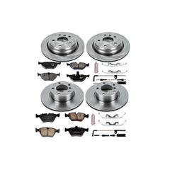 Power Stop KOE2747 Autospecialty - 1-Click Daily Driver Brake Kits (Front And Rear) for 1999-2003 BMW 525I product image