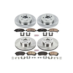 Power Stop KOE2749 Autospecialty - 1-Click Daily Driver Brake Kits (Front And Rear) for 2000-2002 Subaru Legacy product image