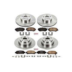 Power Stop KOE2750 Autospecialty - 1-Click Daily Driver Brake Kits (Front And Rear) for 2002-2004 Subaru Legacy product image