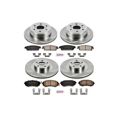 Power Stop KOE2751 Autospecialty - 1-Click Daily Driver Brake Kits (Front And Rear) for 2002-2006 Subaru Baja product image