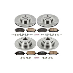 Power Stop KOE2752 Autospecialty - 1-Click Daily Driver Brake Kits (Front And Rear) for 2001-2002 Subaru Legacy product image