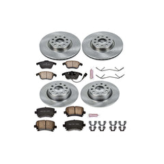 Power Stop KOE2757 Autospecialty - 1-Click Daily Driver Brake Kits (Front And Rear) for 2009-2010 Volkswagen Tiguan product image