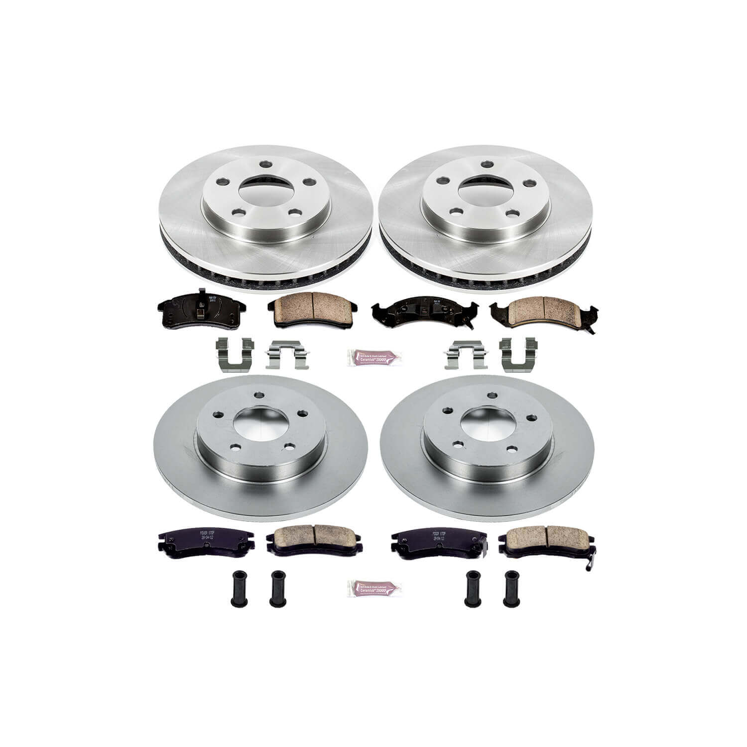 Power Stop KOE2760 Autospecialty - 1-Click Daily Driver Brake Kits (Front And Rear) for 1992-1993 Buick Riviera product image