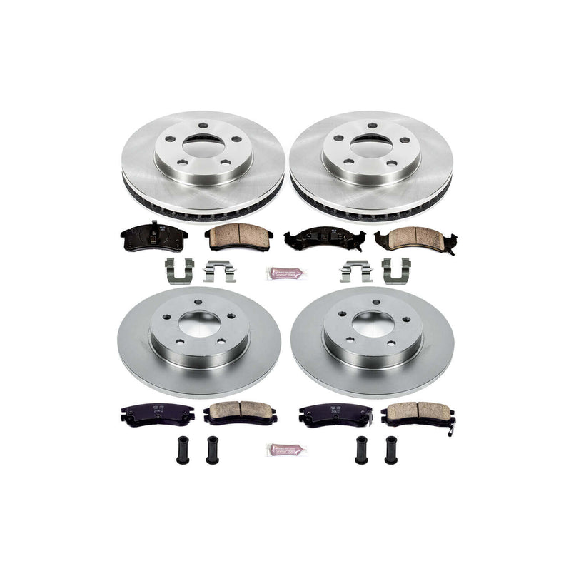 Power Stop KOE2760 Autospecialty - 1-Click Daily Driver Brake Kits (Front And Rear) for 1992-1993 Buick Riviera product image