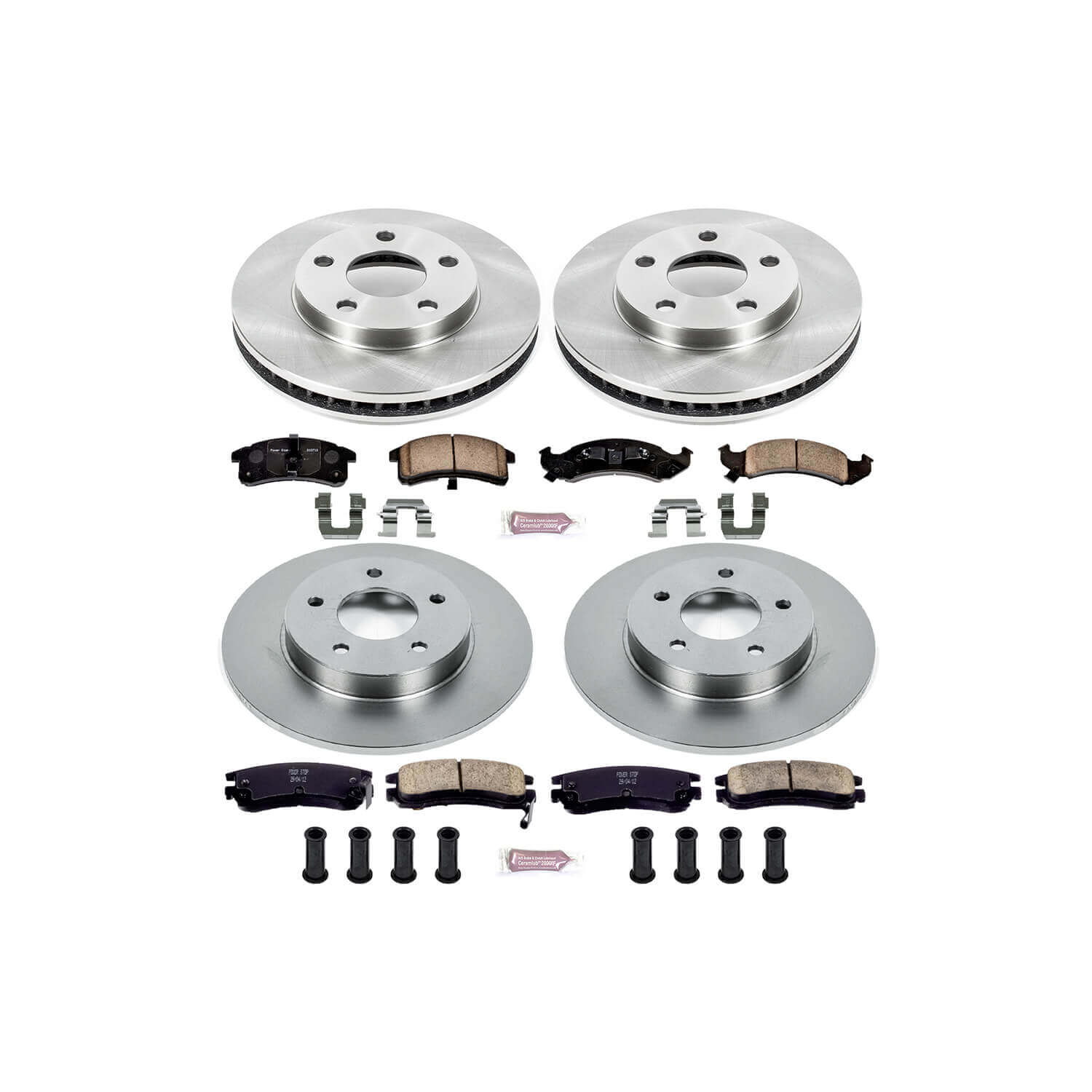 Power Stop KOE2761 Autospecialty - 1-Click Daily Driver Brake Kits (Front And Rear) for 1995-1996 Buick Riviera product image