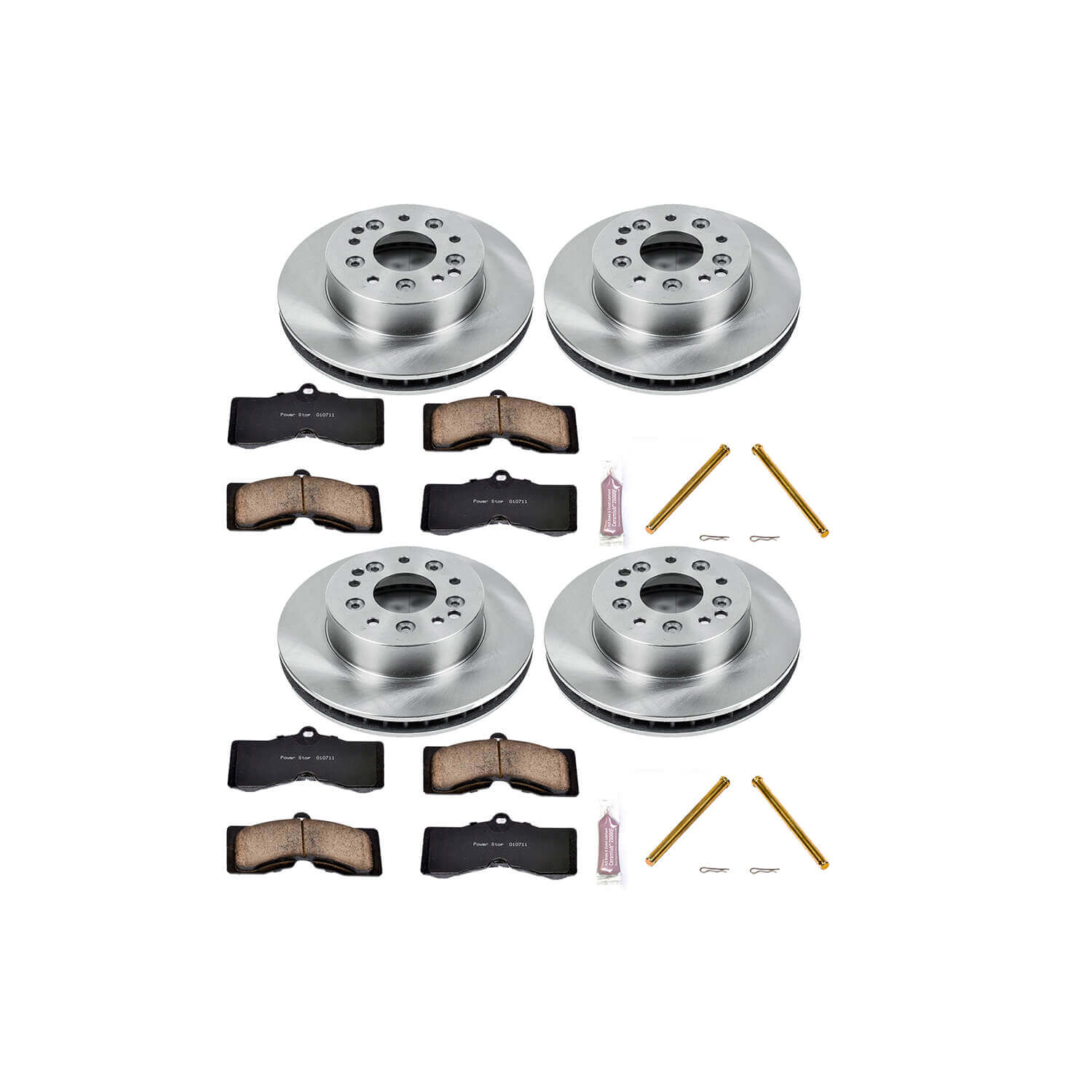 Power Stop KOE2769 Autospecialty - 1-Click Daily Driver Brake Kits (Front And Rear) for 1969 Chevrolet Camaro product image