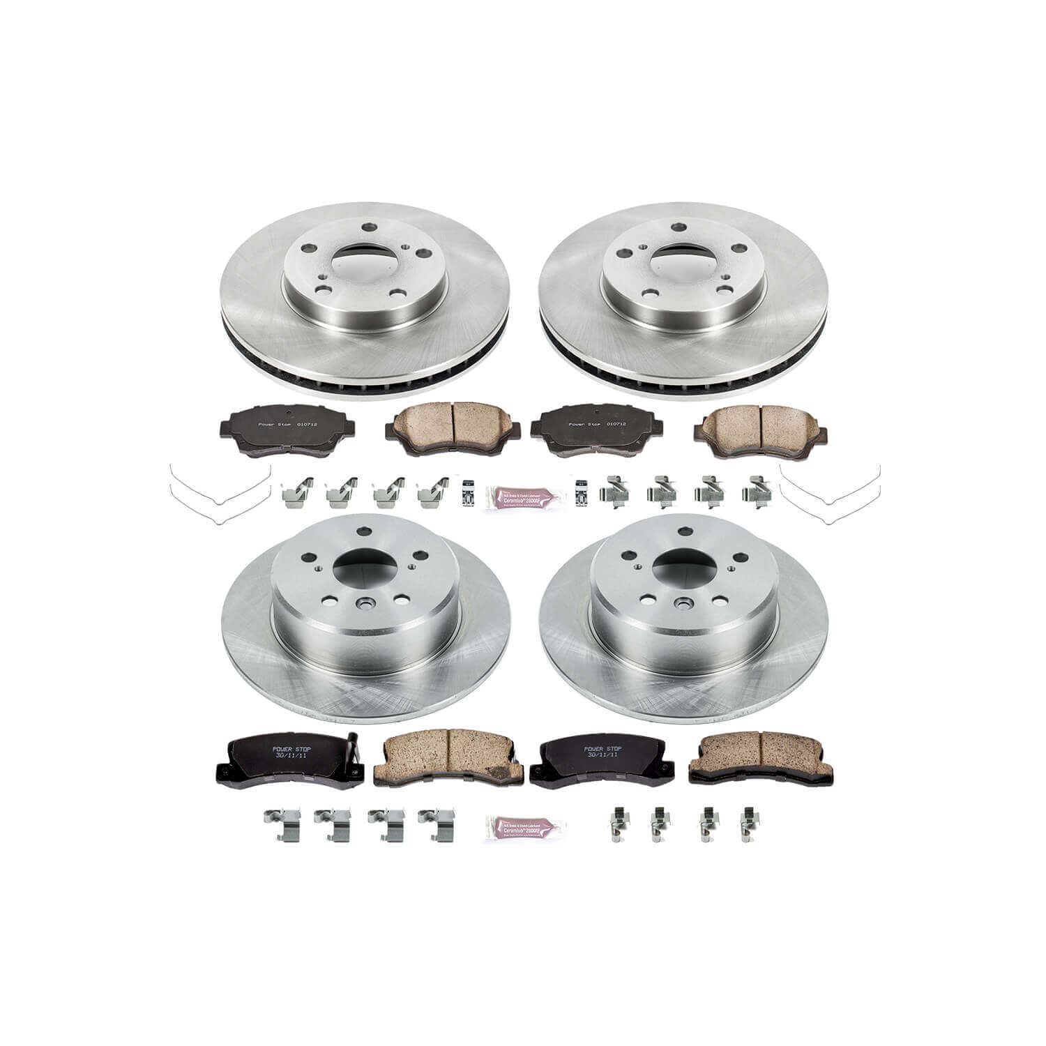 Power Stop KOE2776 Autospecialty - 1-Click Daily Driver Brake Kits (Front And Rear) for 1992-1996 Lexus ES300 product image