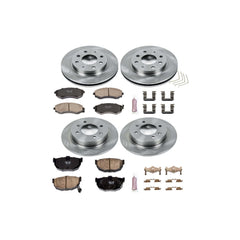 Power Stop KOE2778 Autospecialty - 1-Click Daily Driver Brake Kits (Front And Rear) for 1998-2006 Hyundai Elantra product image
