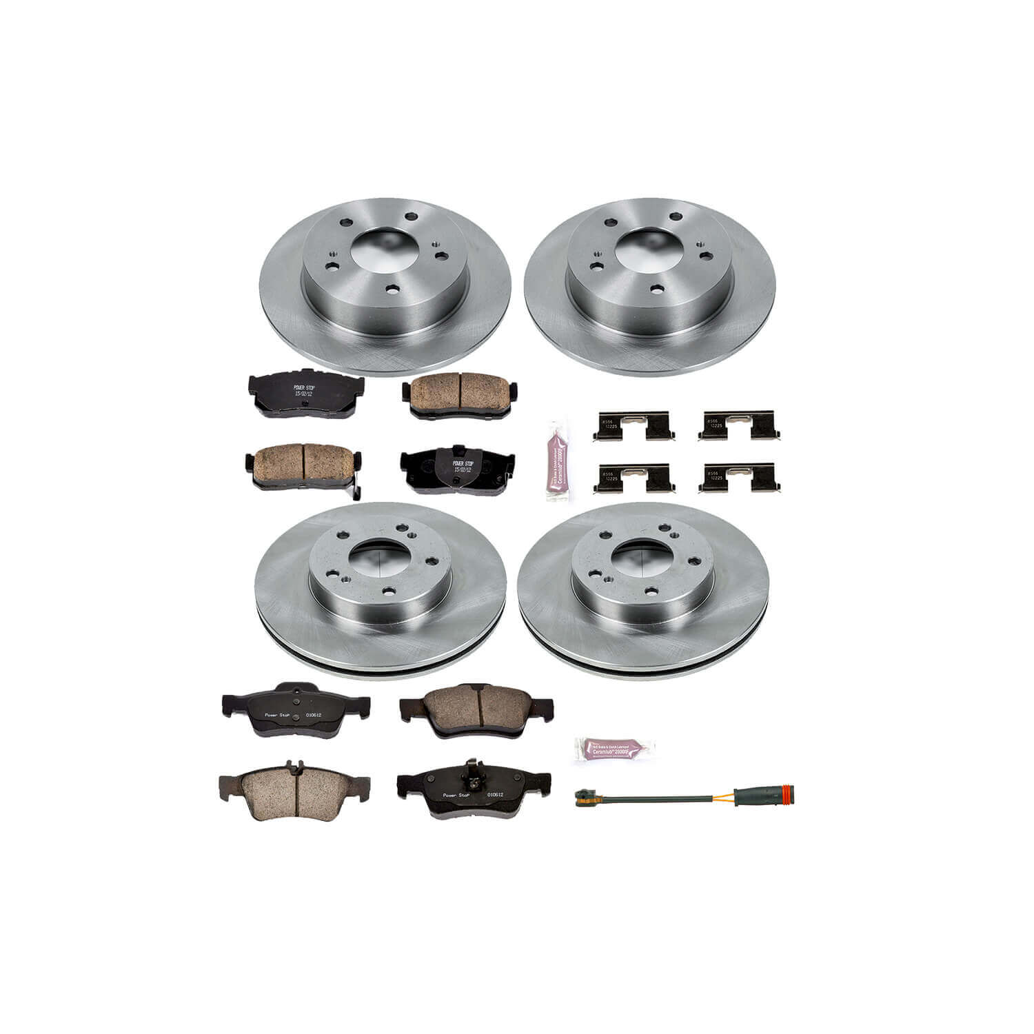 Power Stop KOE2780 Autospecialty - 1-Click Daily Driver Brake Kits (Front And Rear) for 1989-1994 Nissan Maxima product image