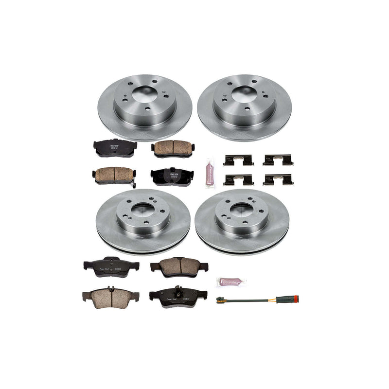 Power Stop KOE2780 Autospecialty - 1-Click Daily Driver Brake Kits (Front And Rear) for 1989-1994 Nissan Maxima product image