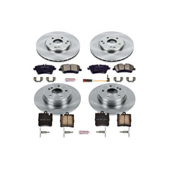 Power Stop KOE2783 Autospecialty - 1-Click Daily Driver Brake Kits (Front And Rear) for 2001-2009 Mercedes-Benz C230 product image